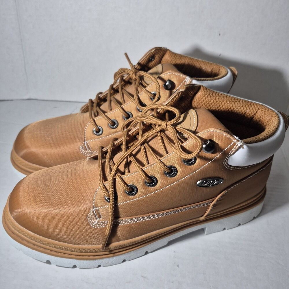Lugz Drifter Ripstop Mens Brown White Chukka Boots Size 10 44 EUR MDRST-741